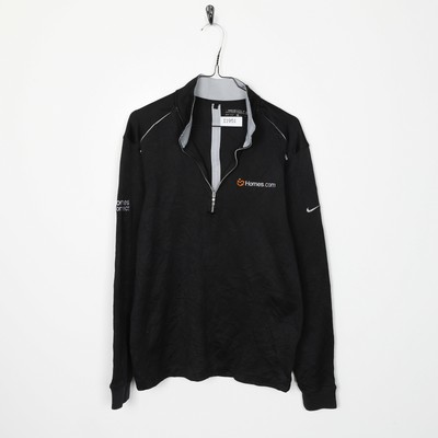 Vintage NIKE GOLF Small Logo Polyester Sweatshirt Black Medium M | eBay