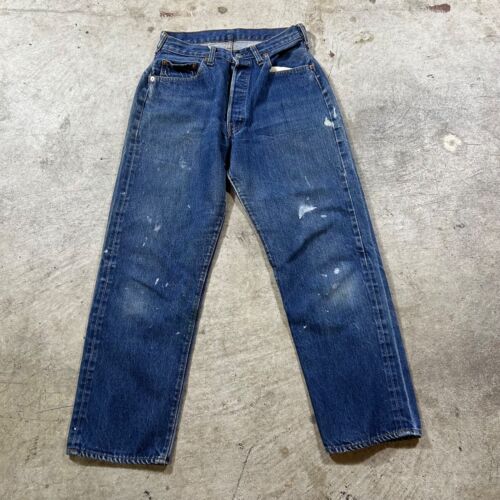 Pre-owned Levi's Vintage Lvc 551 Zxx 1961 Big E Red Line Selvedge Jeans  Folk City Men's