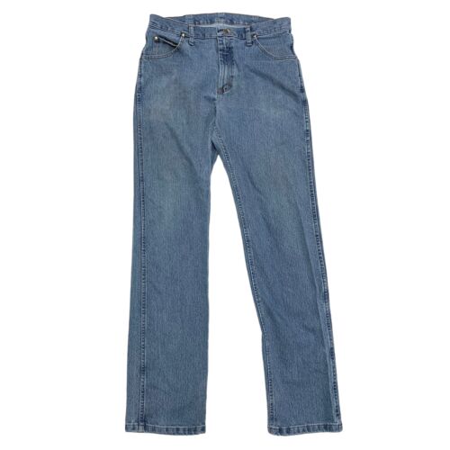 Wrangler Jeans Cowboy Cut W32 L35 Mens Blue Advanced Comfort Regular ...