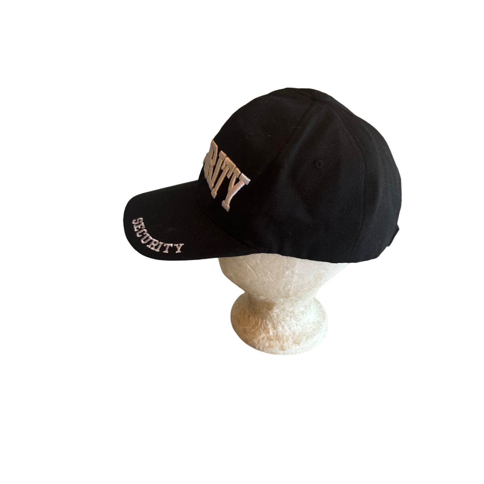 Security Black Hat Cap Adjustable One Size - image 2