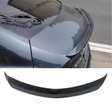 Gloss Black For 2020-2025 Cadillac CT5 Rear Trunk Spoiler Wing V Style High Kick
