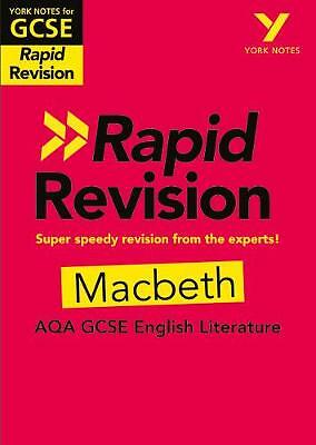 York Notes for AQA GCSE (9-1) Rapid Revision: Macbeth - Catch up, revise and...