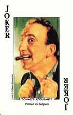 JIMMY DURANTE Star of the Silver Screen Single Swap Playing Card JOKER