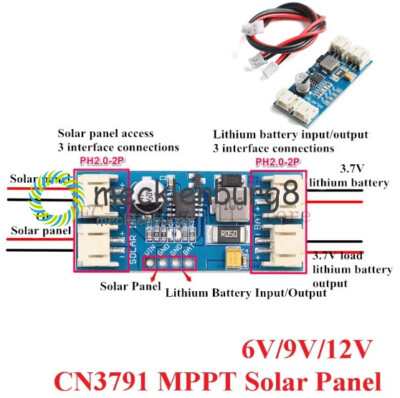 6/9/12V MPPT Solar Panel Regulator Controller Charger For Lithium Battery CN3791