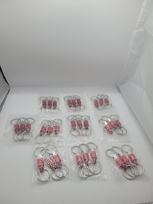 NovelBee 30pcs Quick Release Keychain Detachable Pull Apart Keychain Key Rings .