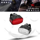 USB Rechargeable LED MTB Bike Lights Bicycle Torch IPX4 Front & Rear Lamp Set UK