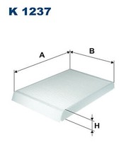 FILTRON (K 1237) Innenraumfilter, Pollenfilter, Mikrofilter für VOLVO LAND