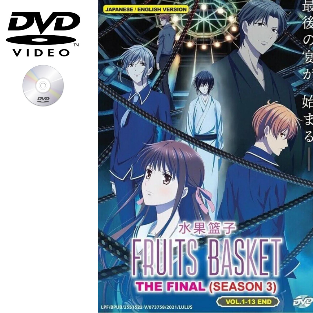 Fruits Basket Season 1-3 Vol.1-64 End English Dubbed Anime DVD