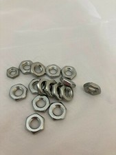 Hexagon Half Lock Nut Jam Metric A2 Stainless Steel M1.6 - M36