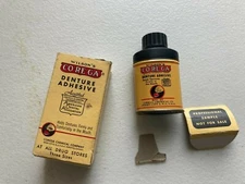Vintage COREGA Dental Adhesive Proffessional Size Box 