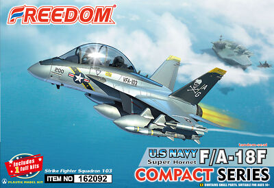 FREEDOM 162092 Q version U.S.Navy F/A-18F Super Hornet VFA-103 Jolly Rogers
