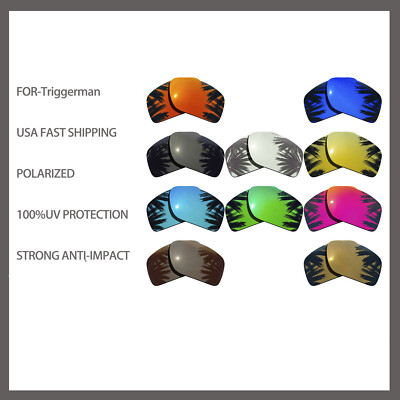 US Anti Scratch Replacement Polarized Lenses for-Oakley Triggerman Sunglasses