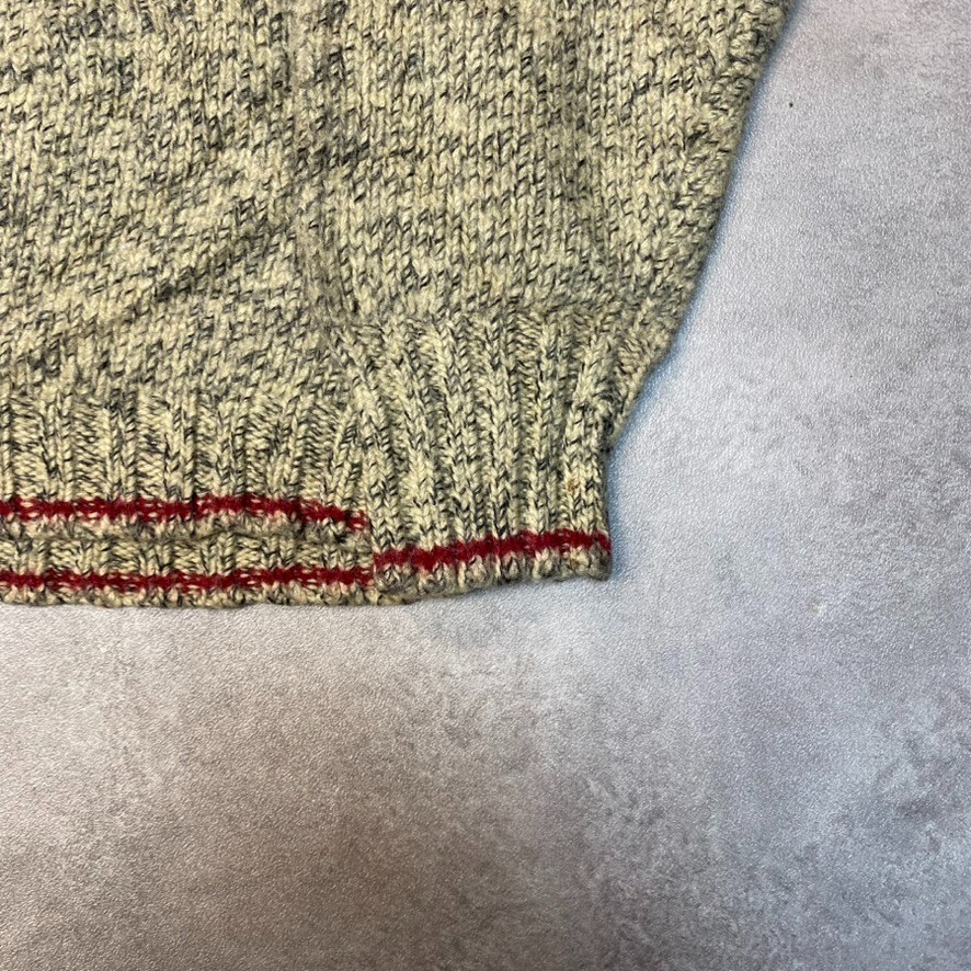Eddie Bauer Knitted Jumper Mens 2XL Crew Neck Pullover Sweater, Beige image 5