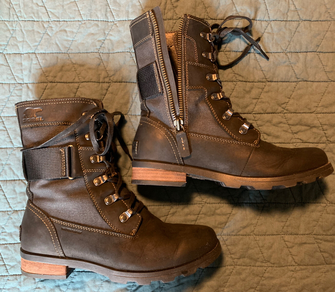 sorel women's emelie lace waterproof 100g winter boots