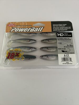 Berkley PowerBait Agent E HD Gizzard Shad - 3/8 Oz Fishing Lure, Realistic Swimbait For Bass & More