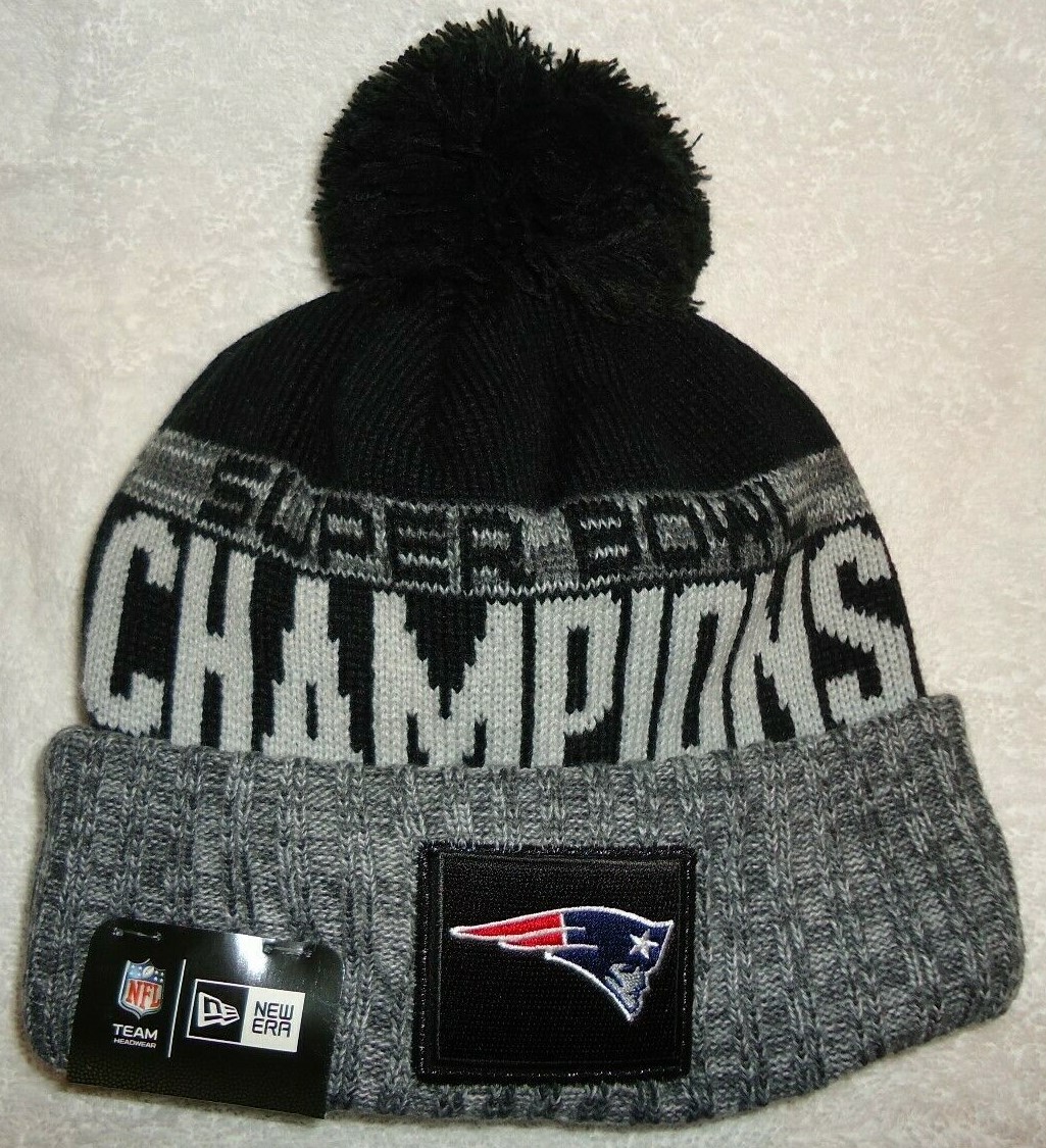 NEW ENGLAND PATRIOTS SUPER BOWL LIII CHAMPIONS NEW ERA KNIT 