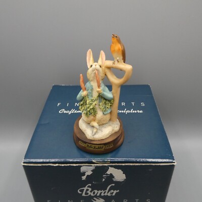 Border Fine Arts CBP10 Peter Rabbit With Radishes Beatrix Potter Figur OVP
