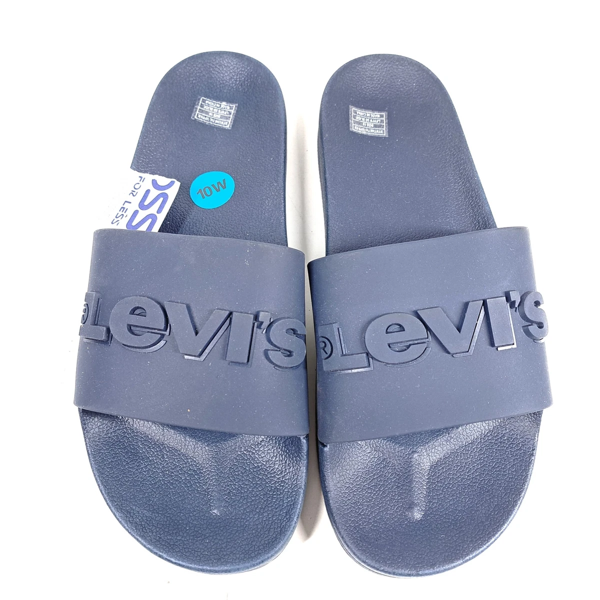 Levi s Men s 3D Slides Sandals Slippers Dark Navy Blue US Size 10