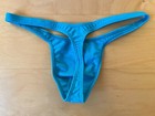 iSwim Asian Low Rise 1.5 cm Men's Swim Thong Turquoise Small New — photo 5