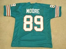 UNSIGNED CUSTOM Sewn Stitched Nat Moore Teal Jersey - M, L, XL, 2XL