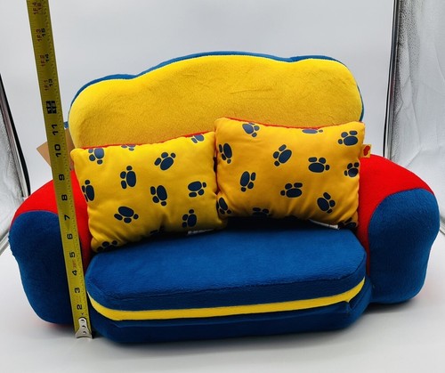 Build A Bear Retired Red Yellow Blue Fold Out Futon Couch NWT - Picture 12 of 13