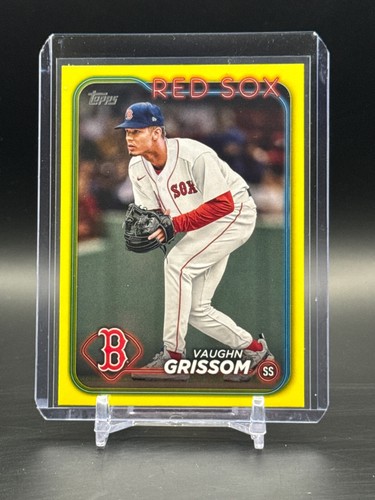 2024 Topps Series 2 YELLOW #467 Vaughn Grissom - Red Sox