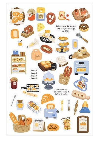 Adhesive Little Ordinary Daily food Craft Stickers Diary Scrapbook Journal DIY - Picture 15 of 15