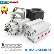 Precision BT30 ATC Spindle Motor Tool Changer Cylinder no power kit P4 Bearings