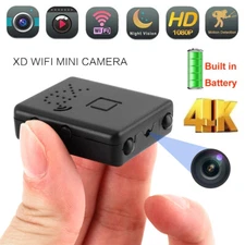 1/2/4PK 4K Mini WiFi Camera Wireless 1080P HD Night Cam w/Battery Home Security