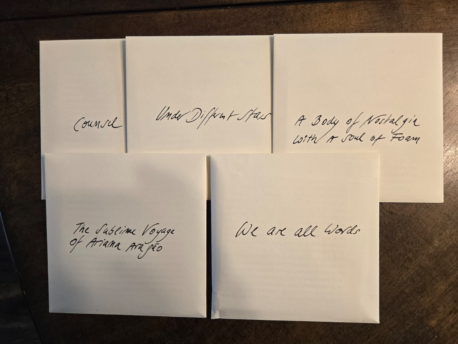 Pessoa On Our Mind Zagava Press 1st Ed. Limited Edition