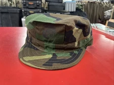 Marines Military Utility  8 Point Fatigue Hat  BDU Cap USMC Uniform Size Small