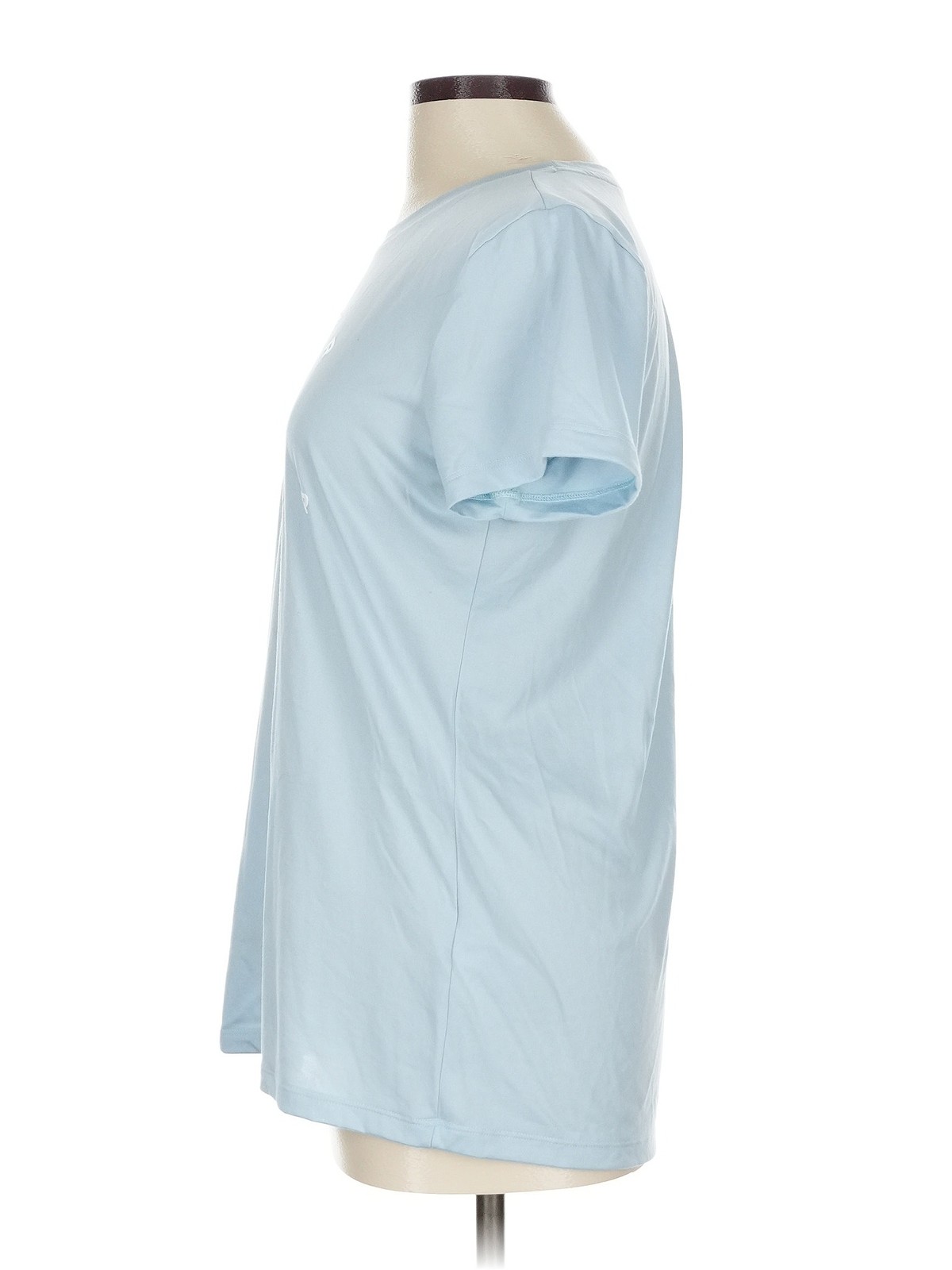 Under Armour Women Blue Short Sleeve T-Shirt L thumbnail 4