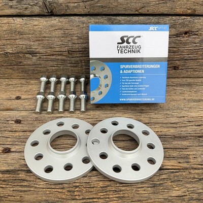 SCC Spurplatten 24mm 2x12mm Spurverbreiterung für Seat M14x1,5 + Schrauben 5x112