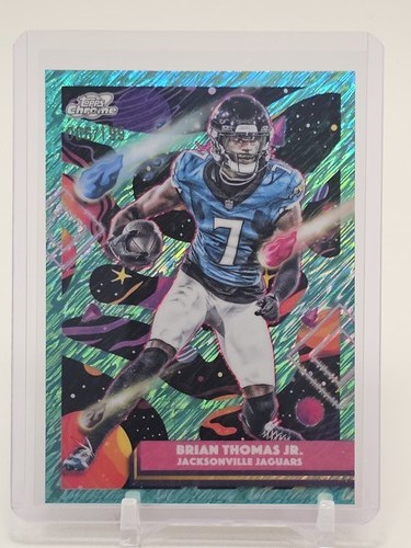BRIAN THOMAS JR. 2025 TOPPS COSMIC CHROME AQUA EQUINOX REFRACTOR /199 #46  Q4561