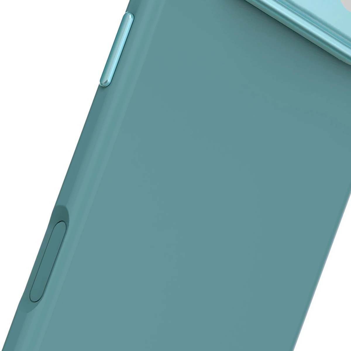 Coque iPhone Air Decoded Future Dusk silicone bleu haute finition - 4