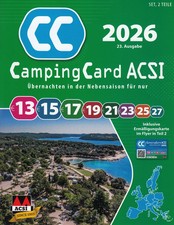 CampingCard ACSI Campingführer 2026 inklusiv...