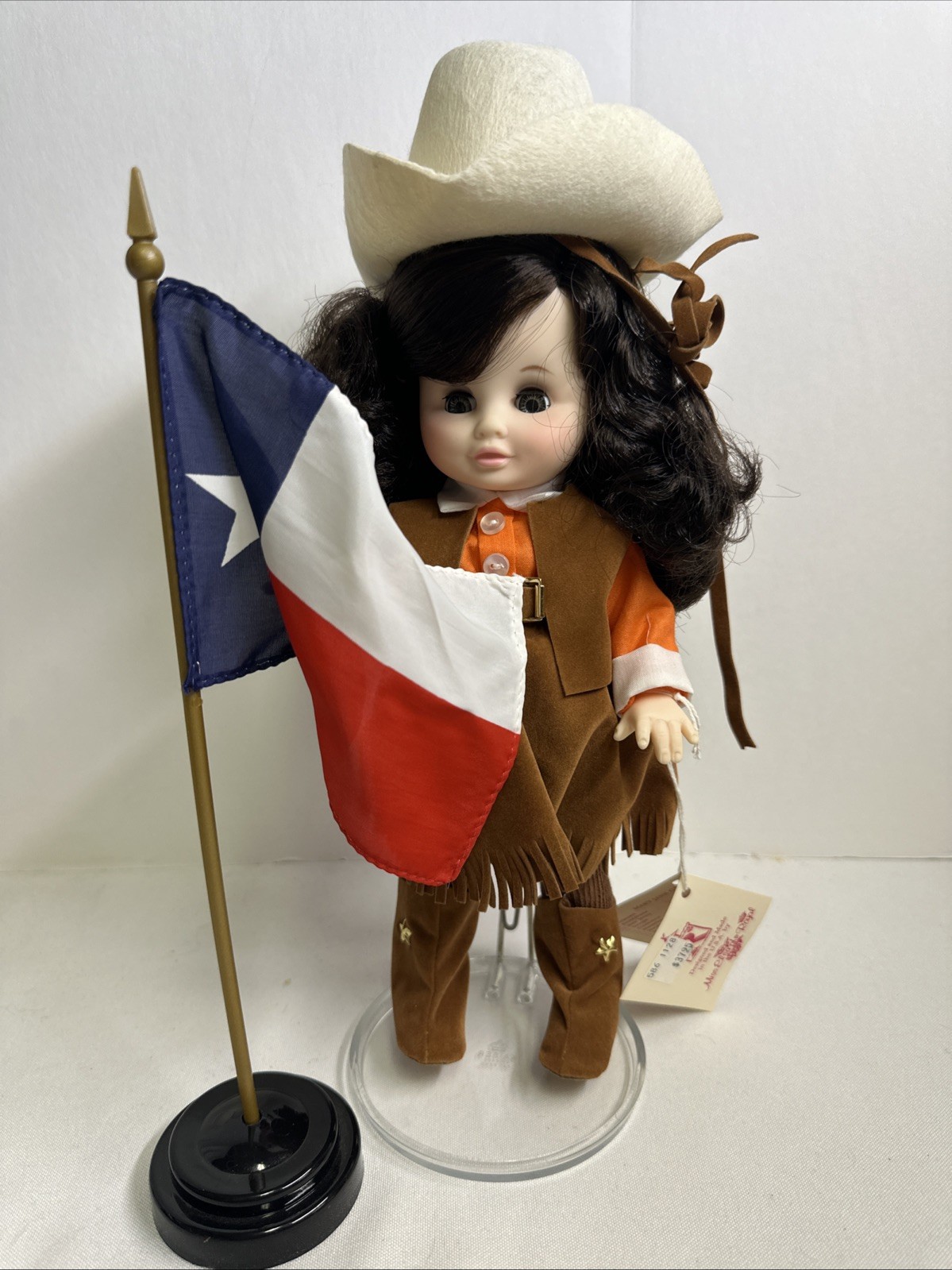 Texas Cowgirl  Royal Doll Mary Jane 10½” All Vinyl Boxed Original Outfit USA