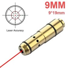 9MM Luger 9x19mm Training Bullet Dry Fire Red Laser Trainer Cartridge