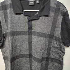 Hugo Boss Men's Short Sleeve Black Cotton Polo Size Large