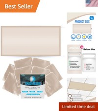 Fluorescent Light Filter Covers - Mocha - Diffuser Pack; Eliminate Harsh Glar...