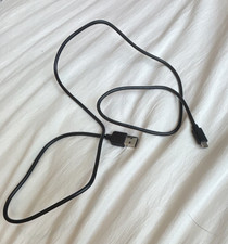 Black Round USB-A to Micro-USB Cable 1-4 ft Charging/Data 1:1 Universal