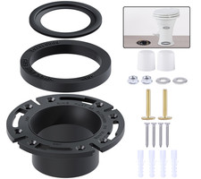 boeemi RV Toilet Seal 3" Floor Flange Kit - For Dometic 300/310/320 Series