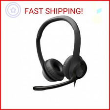 Logitech H390 Wired Headphones with Mic, USB-A Headset with Microphone for PC, N