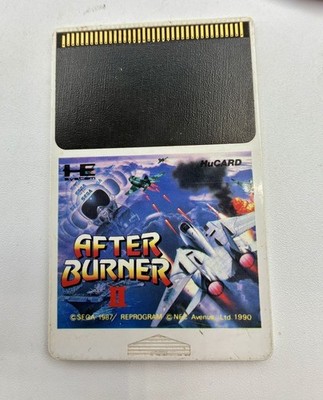 After Burner II PC Engine HuCARD Game NTSC-J Japan Used Tested
