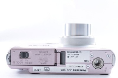 Panasonic LUMIX DMC-FX55 Digital Camera Pink Compact Tested