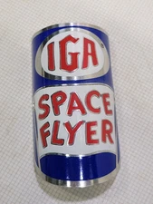 IGA Space Flyer head badge for vintage classic bicycles fit Rollfast Snyder NOS