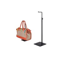 Adjustable Metal Handbag Rack Tabletop Handbag Purse Display Stand Single Hoo...