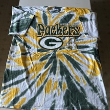 Brett Favre Green Bay Packers Vintage Tie Dye NFL T Shirt 3XL XXXL Sport Attack