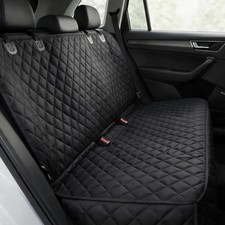 Waterproof Dog Car Seat Cover W/ Belt Back Seat Washable Pet Protector