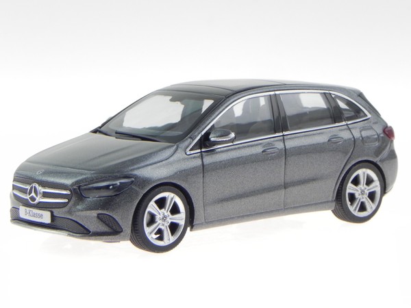 Mercedes W247 B-Klasse 2018 Mountaingrau Metallic Modellato Herpa 1:43-image